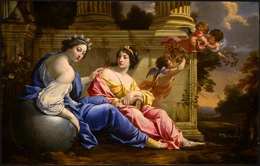 The Muses Urania and Calliope